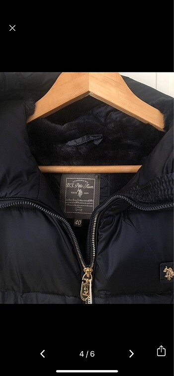 46 Beden lacivert Renk Us Polo assn uzun yelek