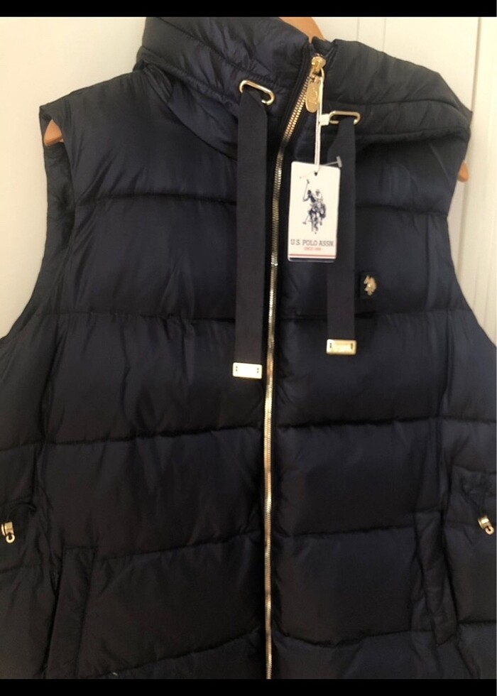 Us Polo assn uzun yelek - Görsel 2