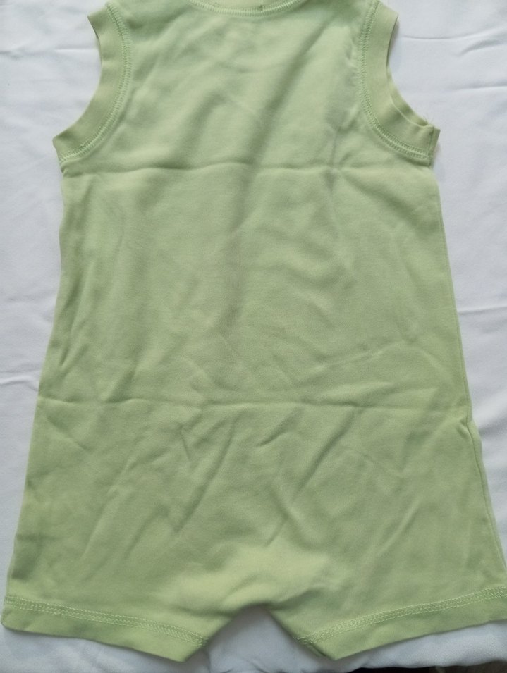 Baskılı Yeşil Bebek Atlet Body - Görsel 2