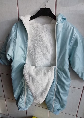 Mavi Bebek Polar Tulum monte - Görsel 2