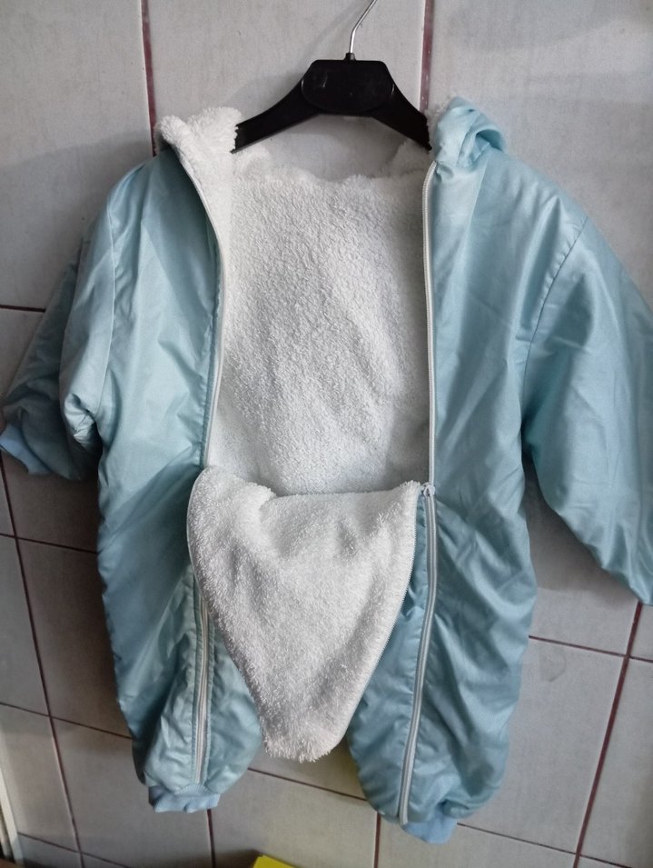 Mavi Bebek Polar Tulum monte - Görsel 2