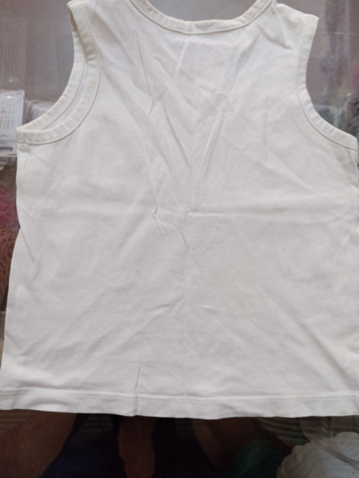 Baskılı Beyaz Çocuk Atlet - Görsel 2