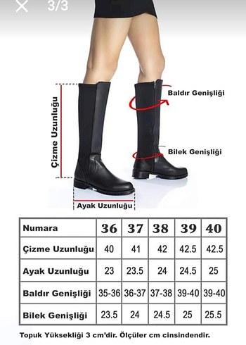 39 Beden siyah Renk kadın çizme arka parçası dalğıc