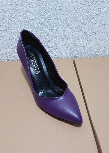 Mor Stiletto Topuklu Kadın Ayakkabı - Görsel 3