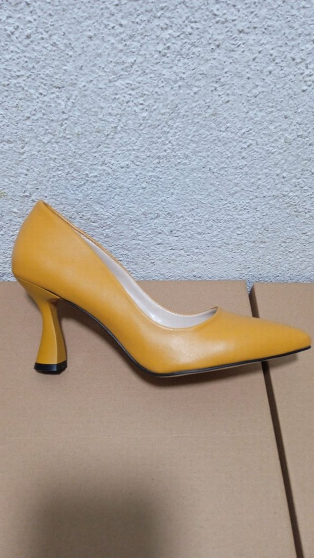 Sarı Modern Klasik Stiletto Topuklu Kadın Ayakkabı - Görsel 2