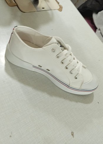 Beyaz Kadın spor ayakkabi - Görsel 5