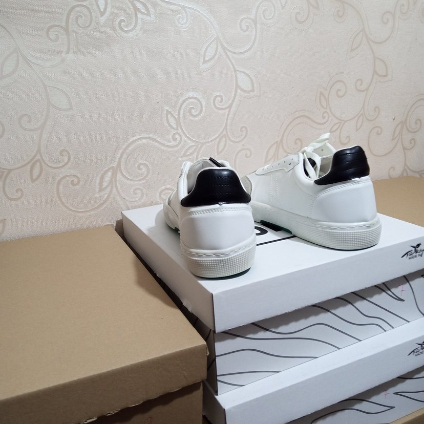 Beyaz Gri Kadın Stiletto Topuklu Spor Ayakkabı - Görsel 2