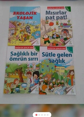 Doğa Koleji Ekoloji dersi kitapları.