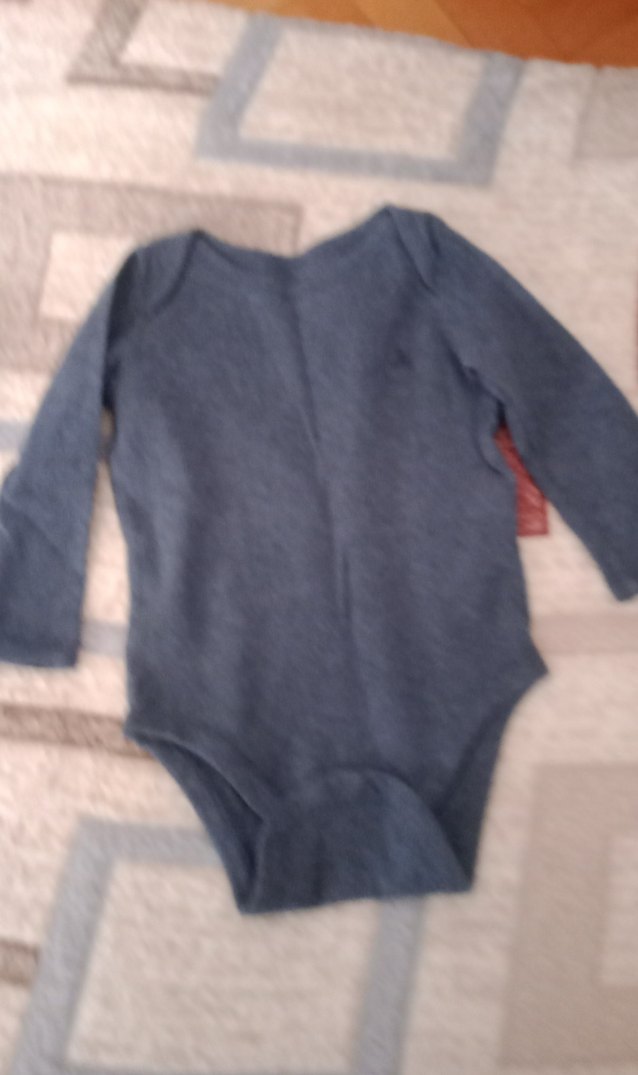 Bebek Uzun Kollu Beyaz Pamuklu Body - Görsel 5