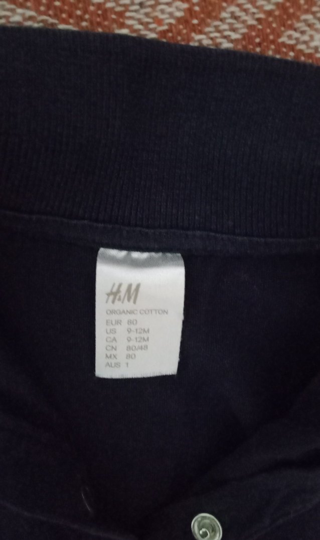 Düğmeli Lacivert Pamuklu Erkek Bebek Body - Görsel 2