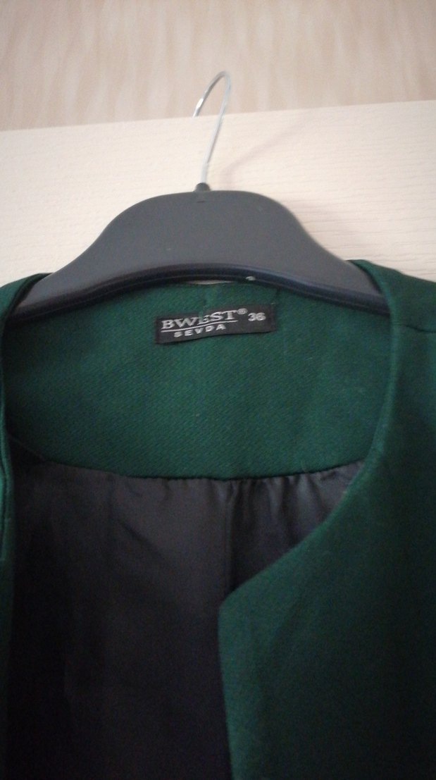 YELEK kolsuz YEŞİL - Görsel 4