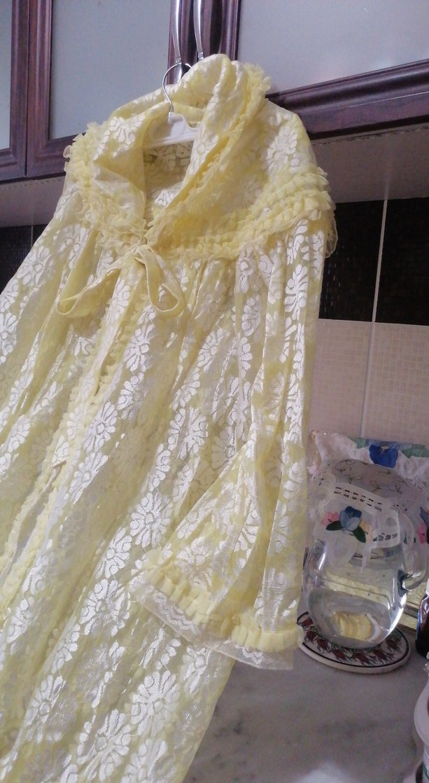 Sarı Nakışlı Uzun Bohem Kadın Elbisesi - Görsel 2