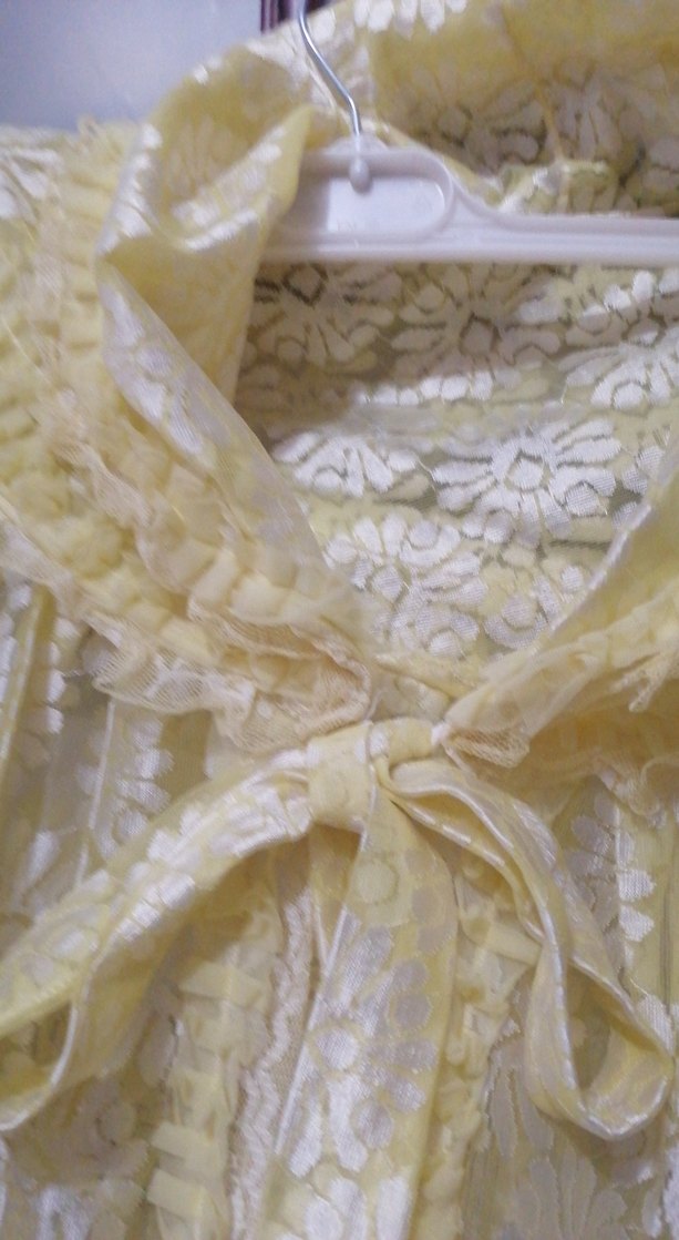 Sarı Nakışlı Uzun Bohem Kadın Elbisesi - Görsel 3