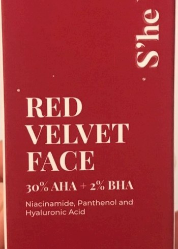 Red Velvet face Kadın prüzsüz güzellik için - Görsel 5