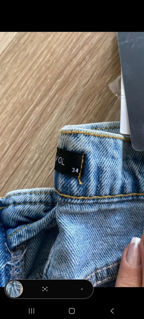 Kadin wide leg jean - Görsel 2