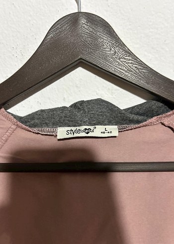 Zara Bej Gri Renkli Kapüşonlu Kadın Ceket