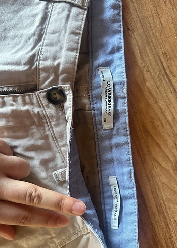 Bej Pamuklu Regular Fit Erkek Pantolon