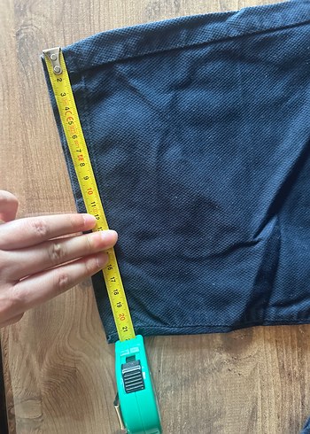 31 Beden Lacivert Kemerli Erkek Denim Pantolon