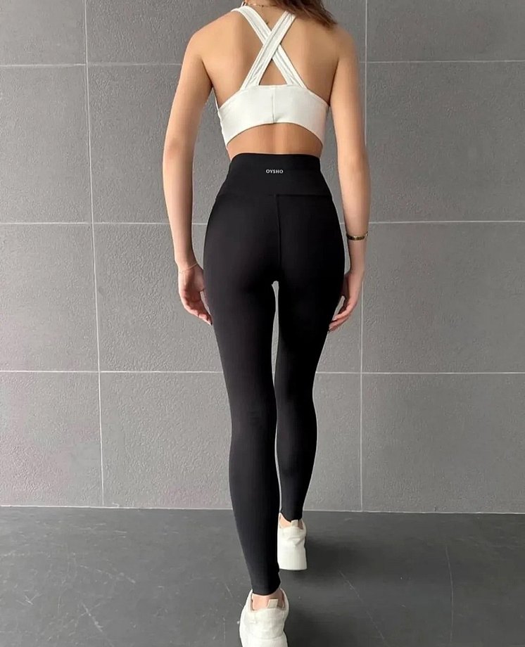 Oysho Siyah Basic Spor Tayt - Görsel 2