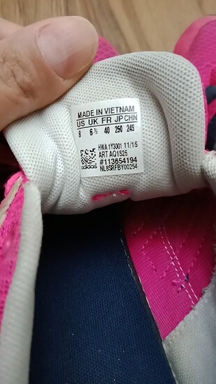 40 Beden pembe Renk Orjinal adidas ayakkabı