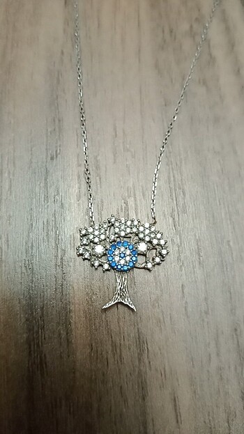 Sterling silver 925 ayar gümüş hayat ağacı gümüş kolye