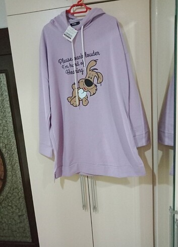 Lila rengi sweatshirt 
