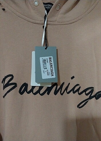 l Beden kahverengi Renk Balenciaga swettshirt 