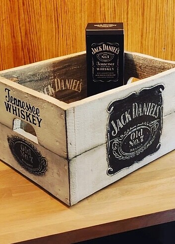 Jack Daniels No7 Tasarım El Yapımı Kasa 