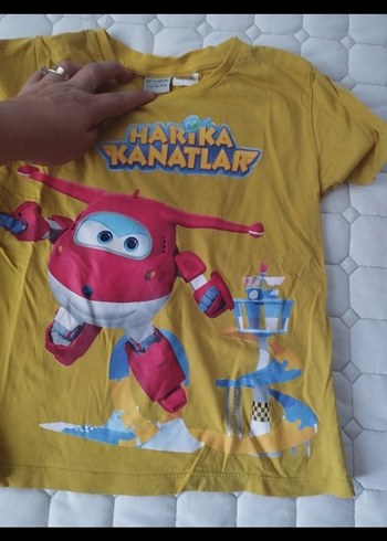 5 Yaş Beden Spiderman ve harika kanatlar Baskılı Tişört ve keten pantolon