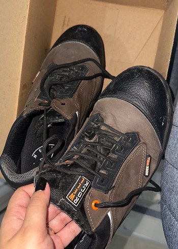 43 Beden kahverengi Renk Kahverengi Gri Kayışlı Erkek Outdoor Botu