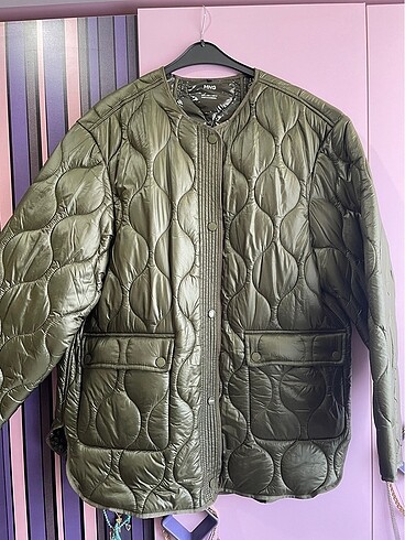 MANGO YEŞİL ANORAK