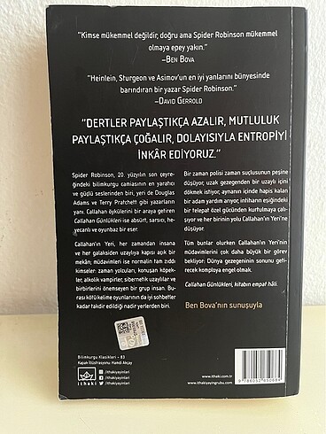  Beden Callahan Günlükleri bilimkurgu roman