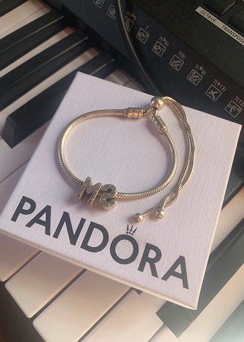 Beden gri Renk Pandora Charm S Harfi 925 Ayar Gümüş