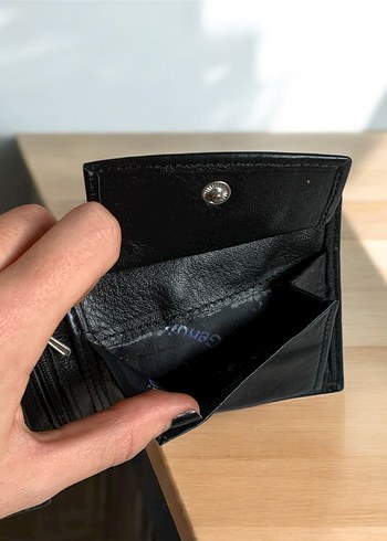 Deri Siyah Erkek Cüzdanı - Görsel 5