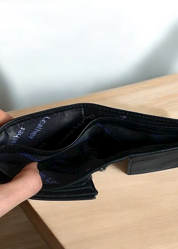 Deri Siyah Erkek Cüzdanı - Görsel 6