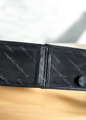 Deri Siyah Erkek Cüzdanı - Görsel 3