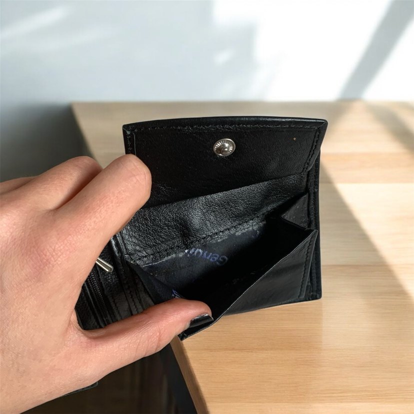 Deri Siyah Erkek Cüzdanı - Görsel 5