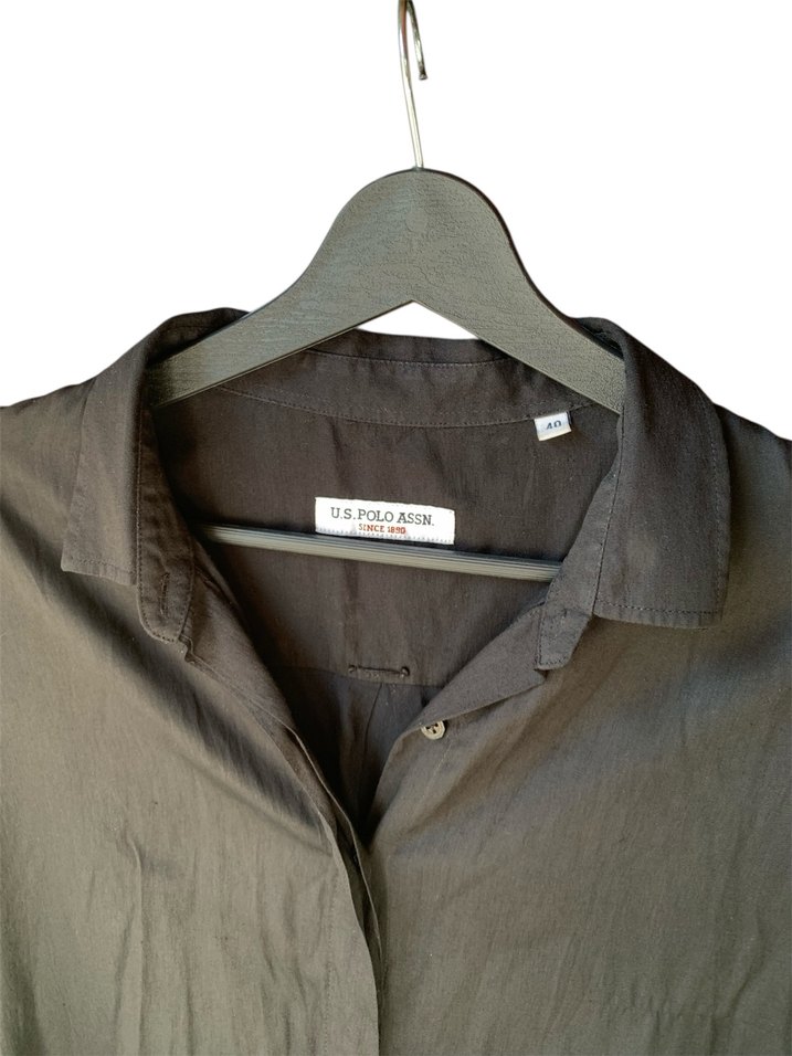 U.S. Polo ASSN. Siyah Kadın Gömlek - Görsel 4