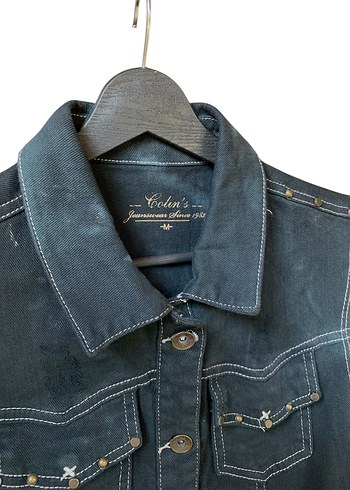 Colins Vintage Kadın Kolsuz Denim Ceket - Görsel 3