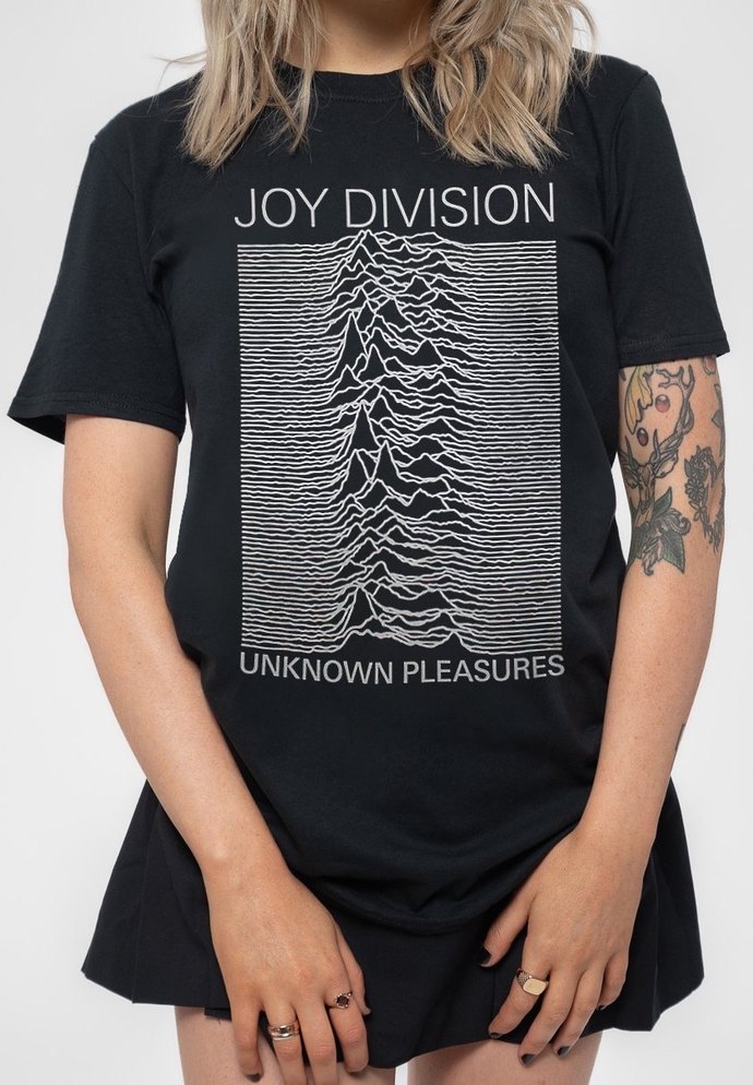 Joy Division Baskılı Siyah Vintage Tişört - Görsel 2