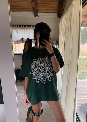 Kozmidelic Mandala Baskılı Tişört - Görsel 4