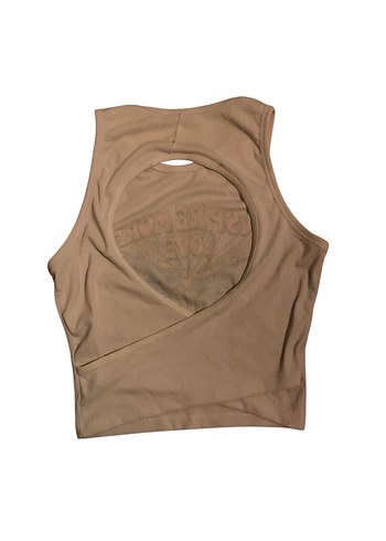 Hippie Bohem Baskılı Sırt Dekolteli Crop - Görsel 3