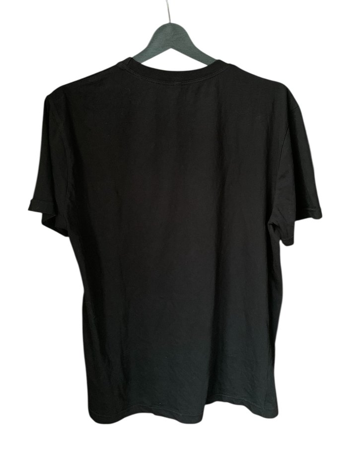 She Past Away Baskılı Siyah Tişört - Görsel 2