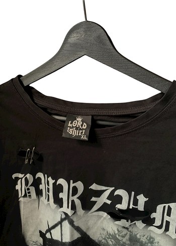 Burzum Aske Baskılı Tasarım Crop Top - Görsel 4