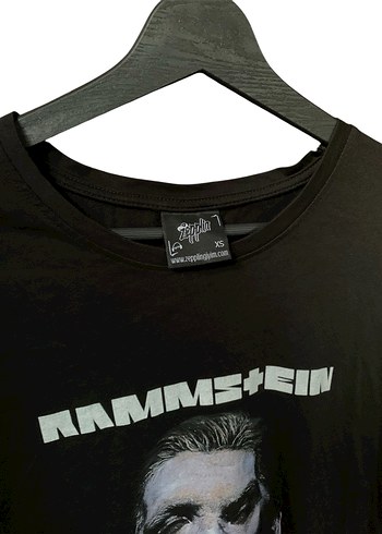 Rammstein Baskılı Siyah Tişört - Görsel 2