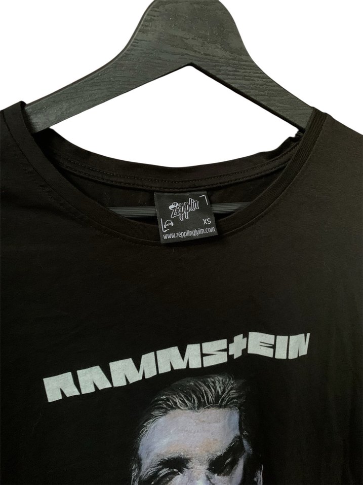 Rammstein Baskılı Siyah Tişört - Görsel 2