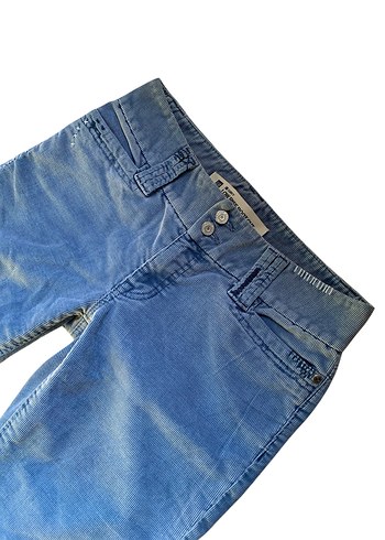 GAP Low Rise Boot Cut Kadın Blue Denim Pantolon - Görsel 4