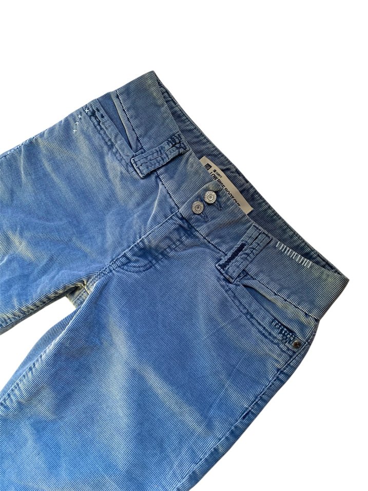 GAP Low Rise Boot Cut Kadın Blue Denim Pantolon - Görsel 4