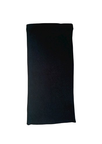 Gotik Siyah Midi Kalem Viskoz Kadın Etek - Görsel 2