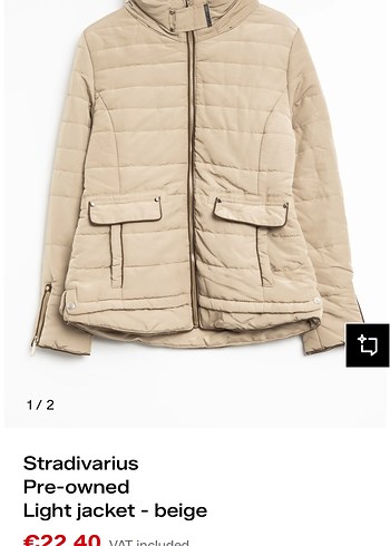 Stradivarius Kürklü Bej Kadın Mont - Görsel 20